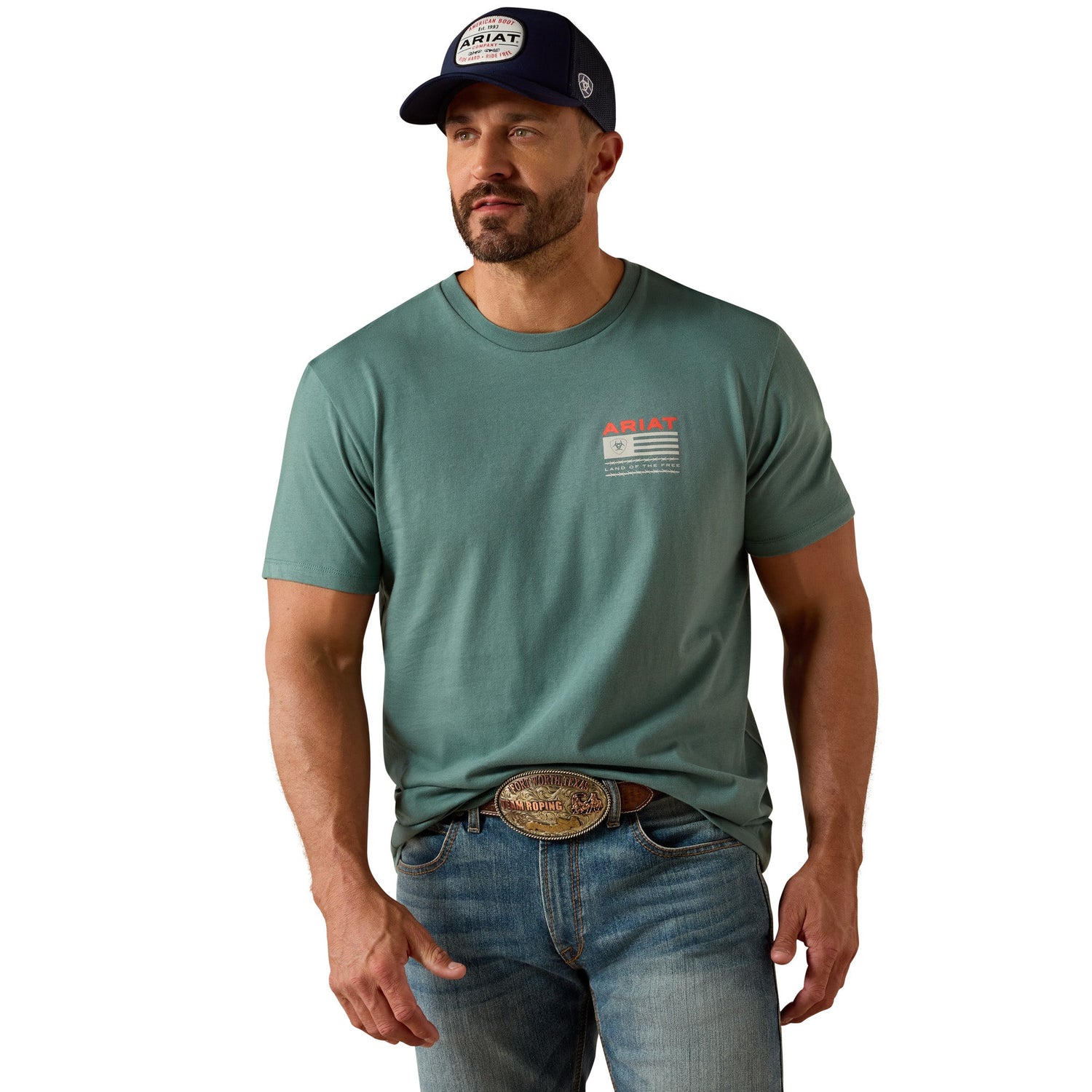 Ariat Hidden Valley Flag Classic Fit T-Shirt