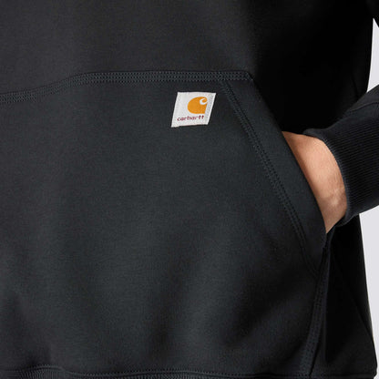 Carhartt Paxton 1/4 Zip Hooded Sweatshirt - Black
