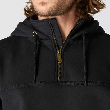 Carhartt Paxton 1/4 Zip Hooded Sweatshirt - Black
