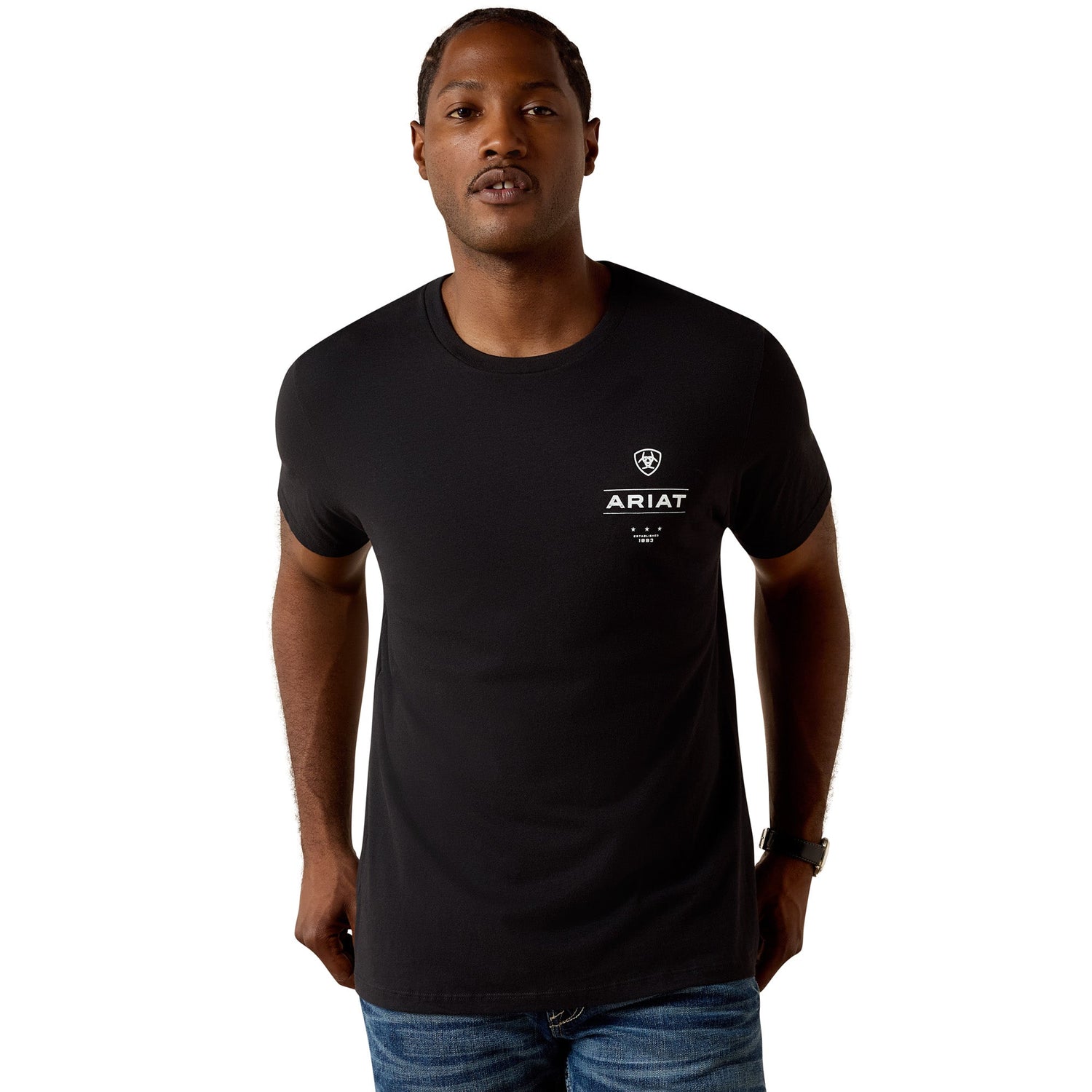 Ariat Wooden Diamond Flag Classic Fit T-Shirt