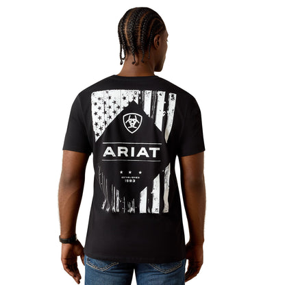 Ariat Wooden Diamond Flag Classic Fit T-Shirt