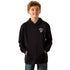 Stitched Skull Hoodie - Black