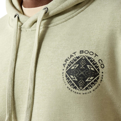 Southwest Sunset Fade Seal Hoodie - Sage Heather