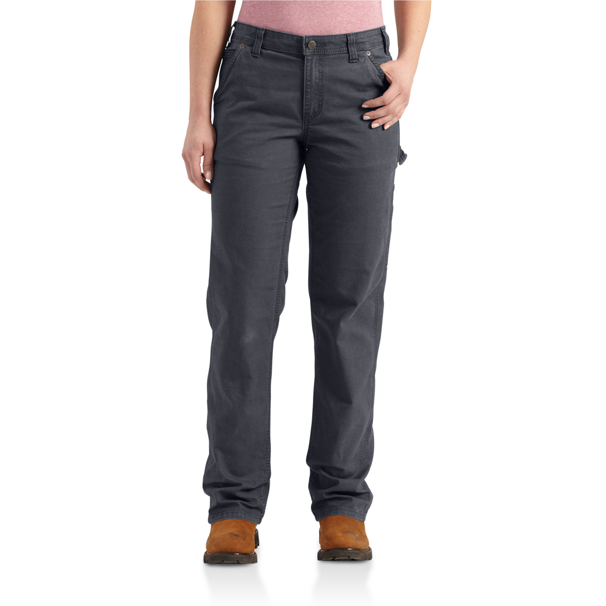 Carhartt Womens Original Fit Crawford Pants in Dark Khaki
