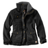 Carhartt Womens Wesley Weathered Duck Chore Coat in Black