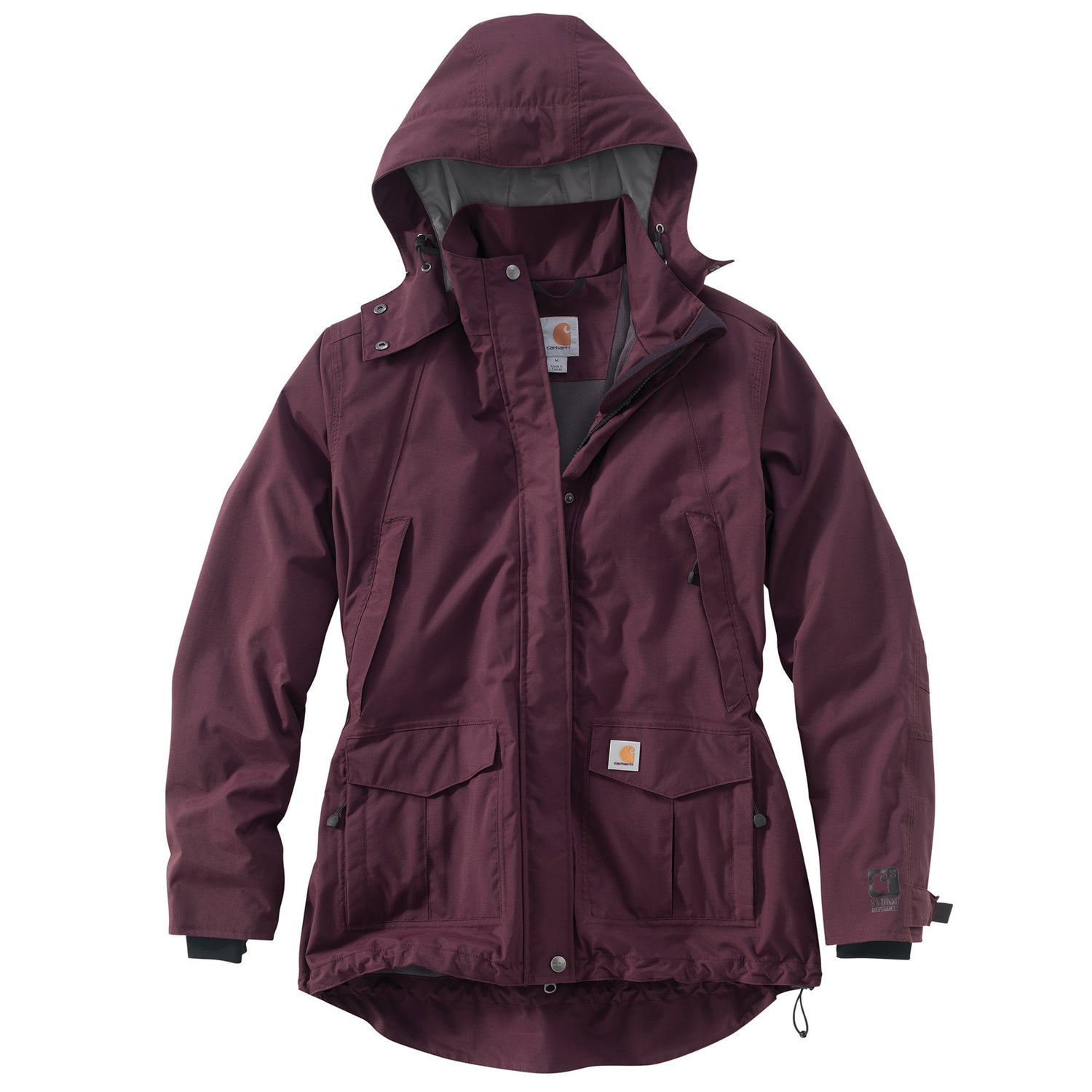 Carhartt Womens Shoreline Waterproof Jacket in Black