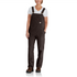 Carhartt Womens CRAWFORD Double Front Bib Overall Dark Brown