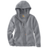 Carhartt Womens CLARKSBURG Zip Hooded Sweatshirt Asphalt Heather
