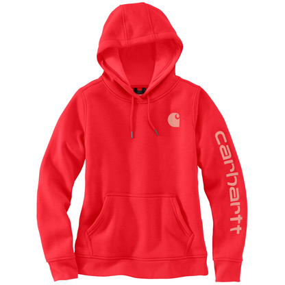 Carhartt Womens Clarksburg Fleece Graphic Hooded Sweatshirt