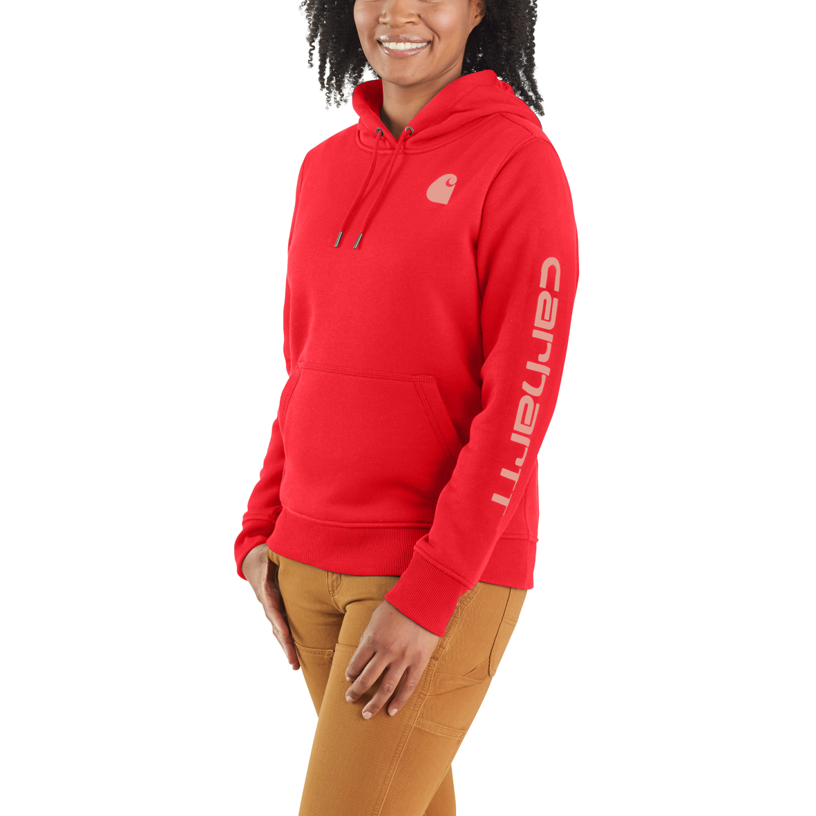 Carhartt Womens Clarksburg Fleece Graphic Hooded Sweatshirt