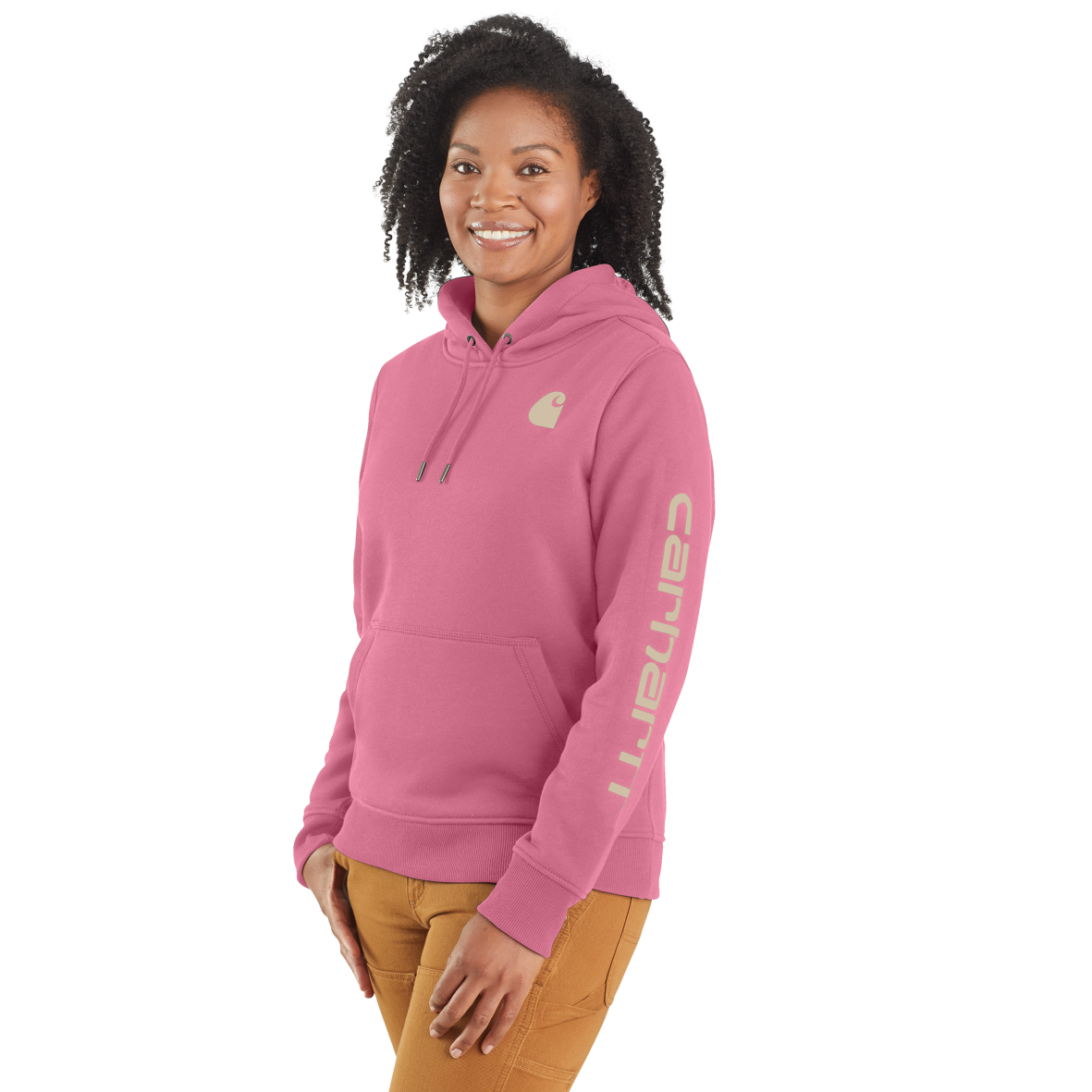 Carhartt Womens Clarksburg Fleece Graphic Hooded Sweatshirt