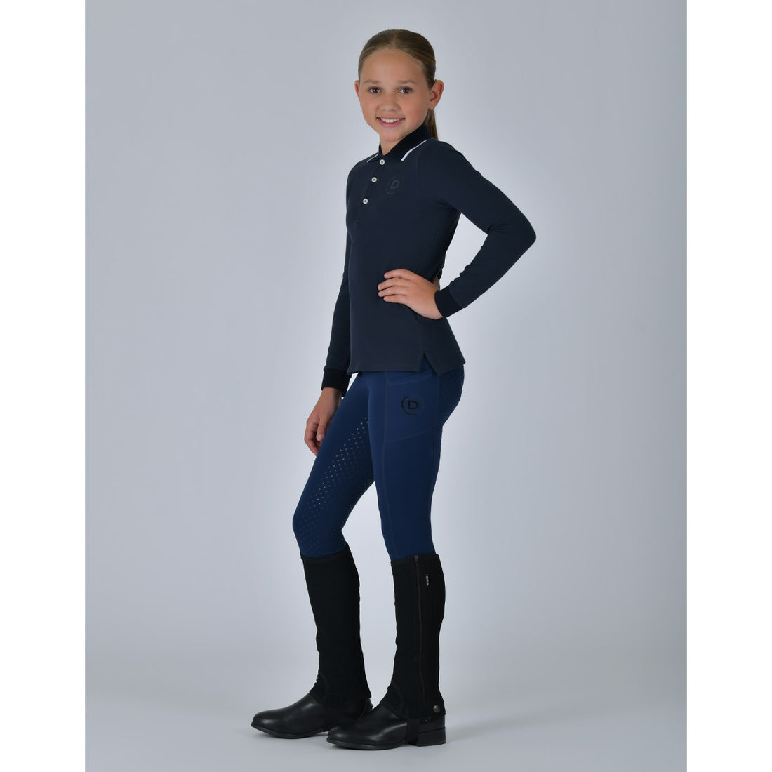 Dublin Kids Cotton Pique Long Sleeved Polo