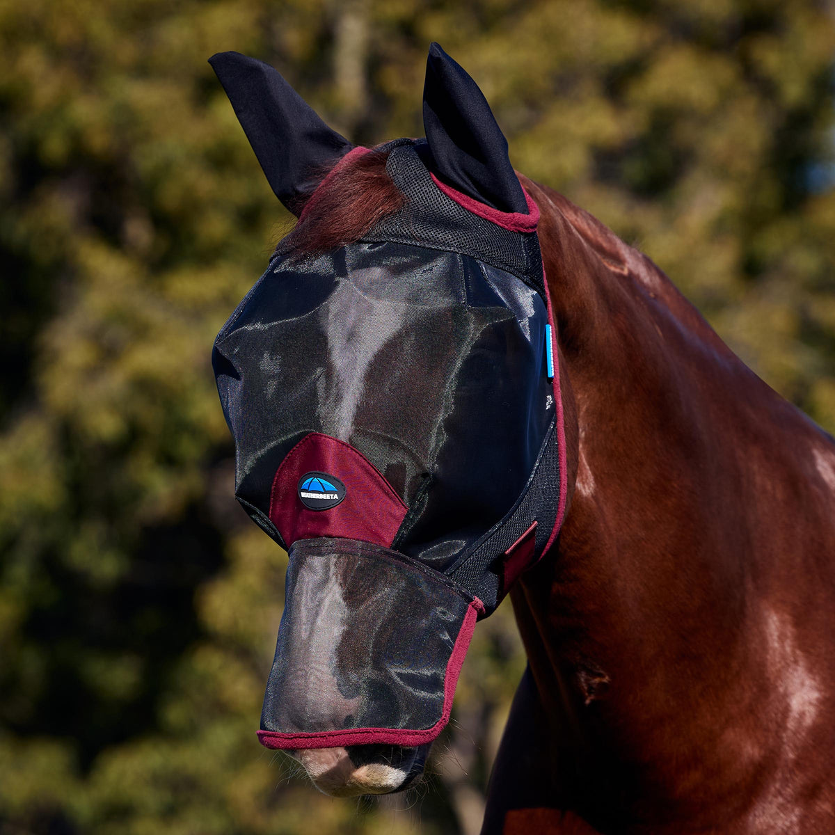 Weatherbeeta ComFiTec Fine Mesh Fly Mask With Ears &amp; Nose