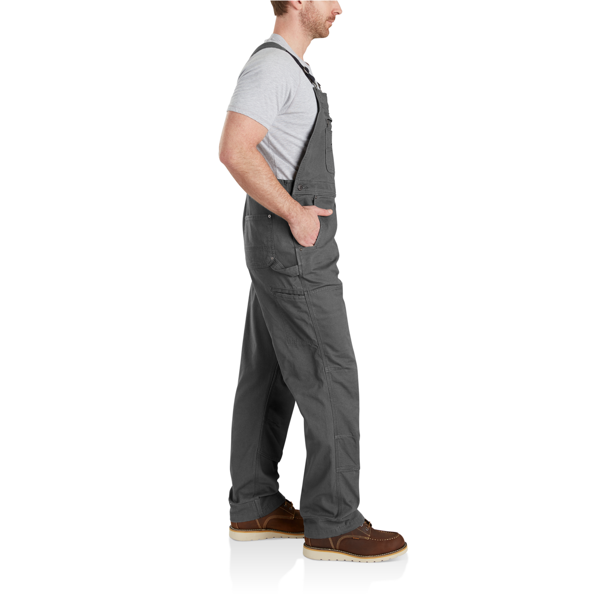 Carhartt Rugged Flex Rigby Bib Overall in Gravel