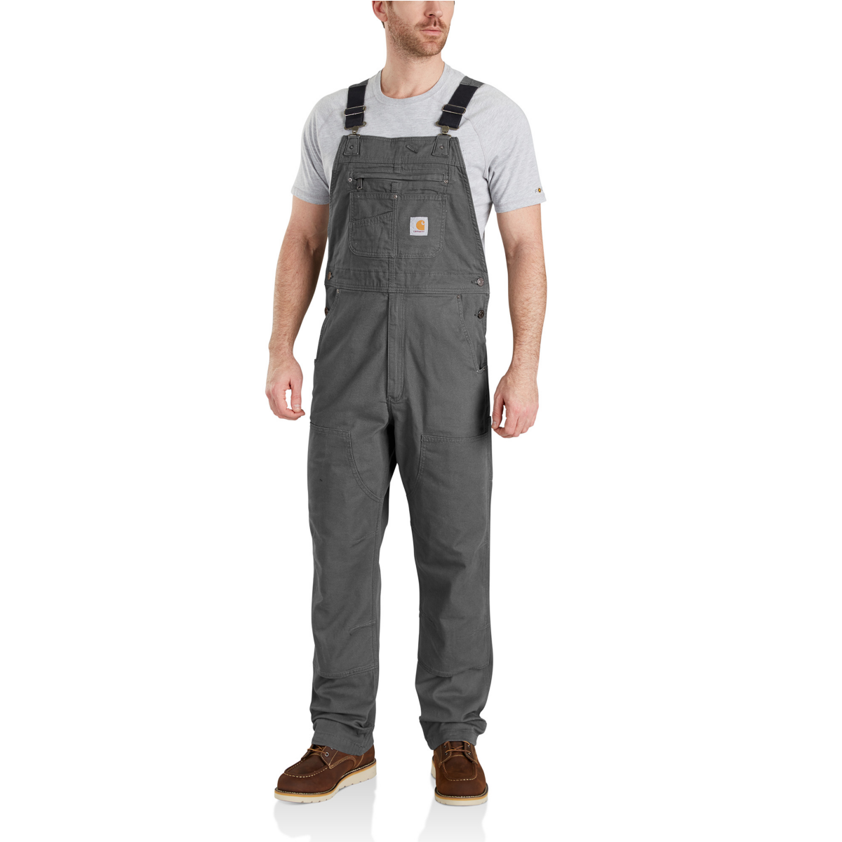Carhartt Rugged Flex Rigby Bib Overall in Gravel