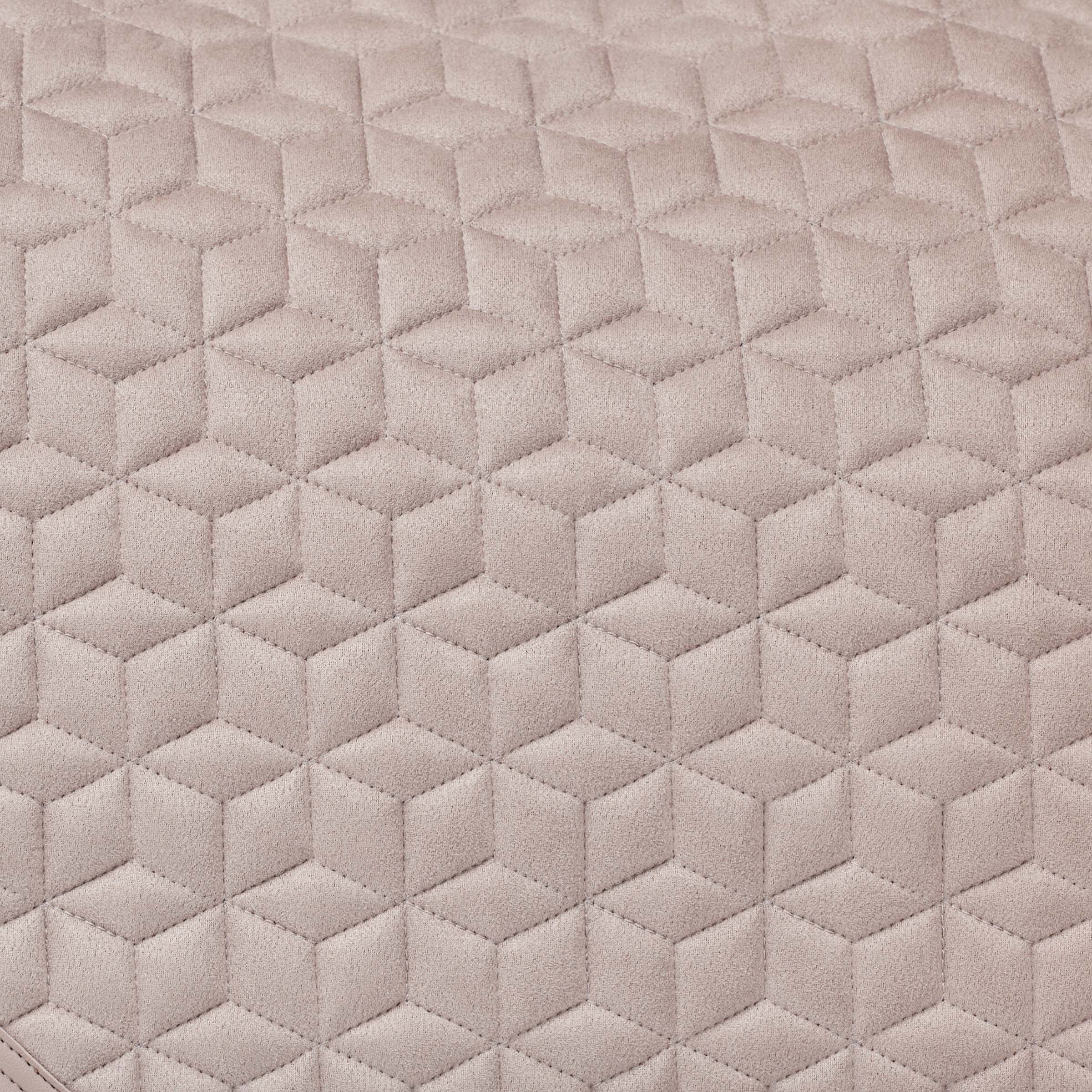 Rose Quartz - wither corner with D-ring strap keeper