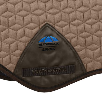 Fawn - suede fabric and quilting detail