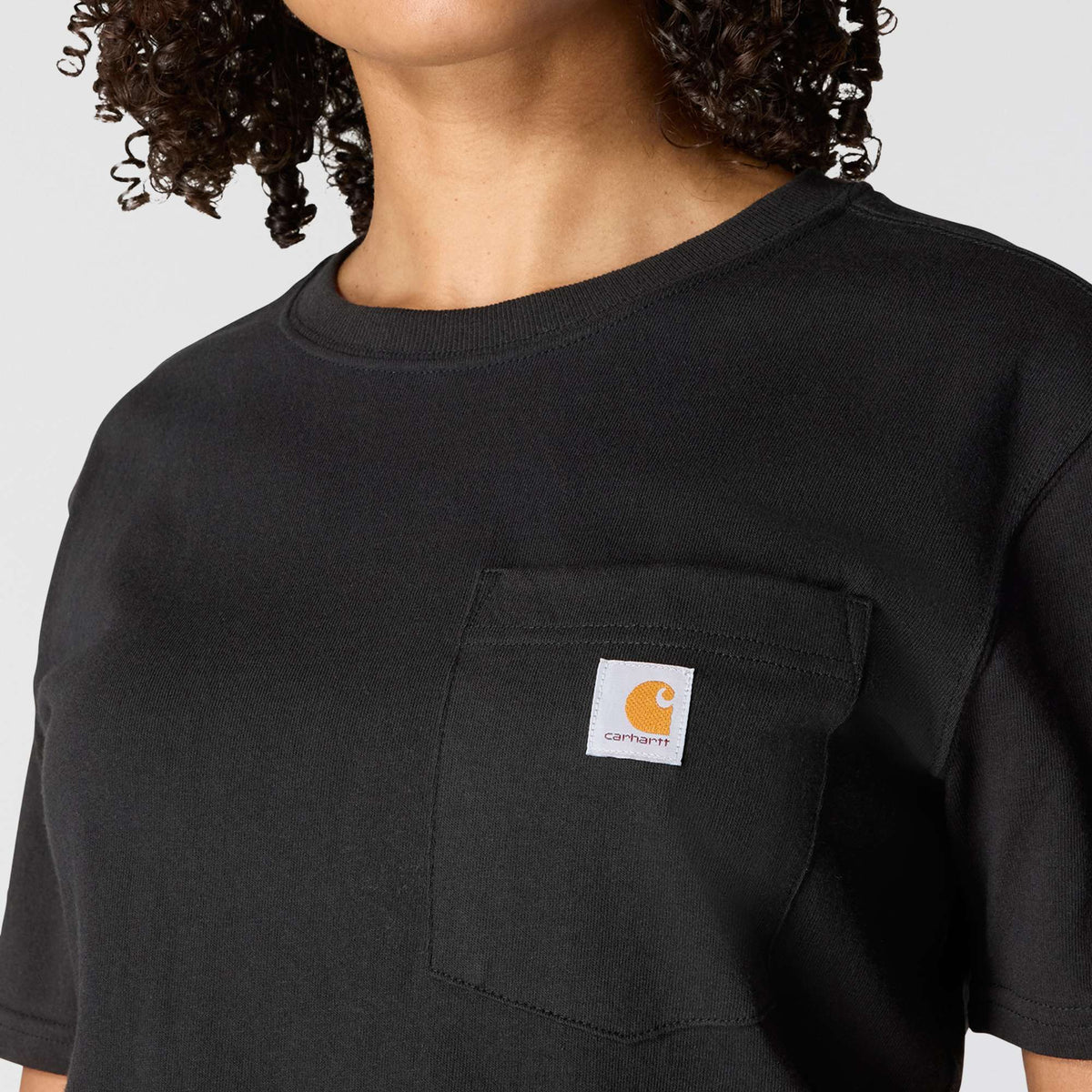 Carhartt Iconic Womens K87 Workwear Pocket T Shirt - Black