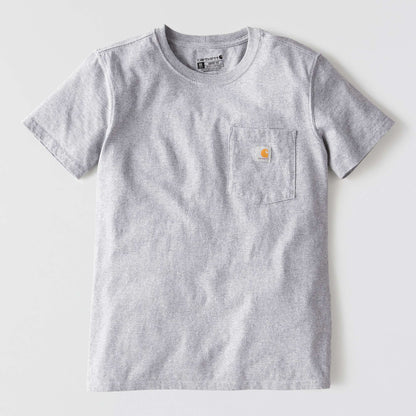 Carhartt Iconic Womens K87 Workwear Pocket T Shirt - Heather Grey