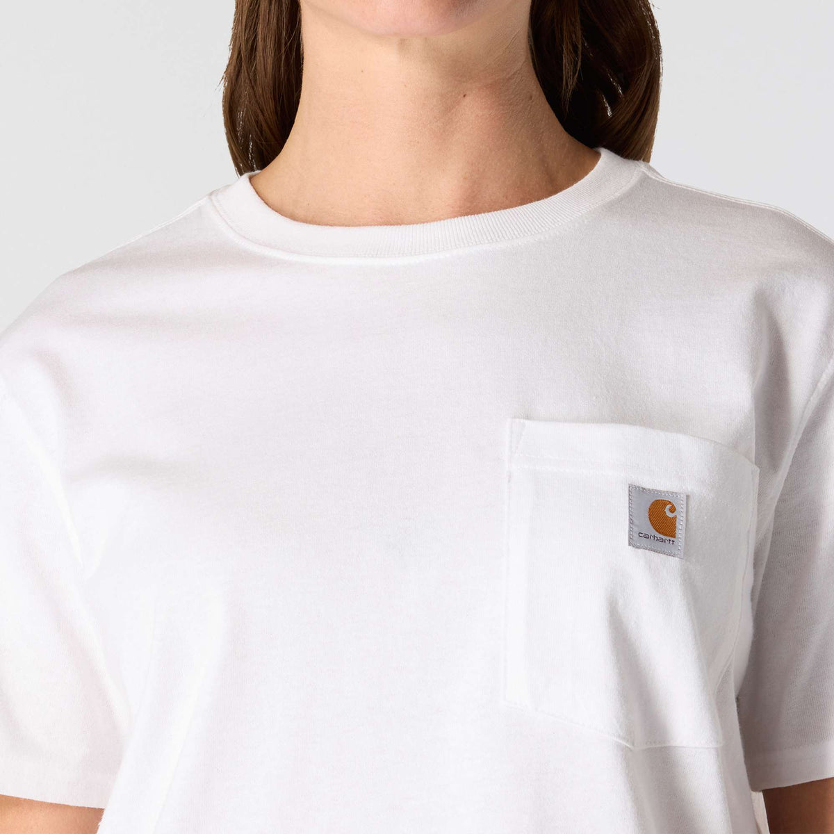 Carhartt Iconic Womens K87 Workwear Pocket T Shirt - White