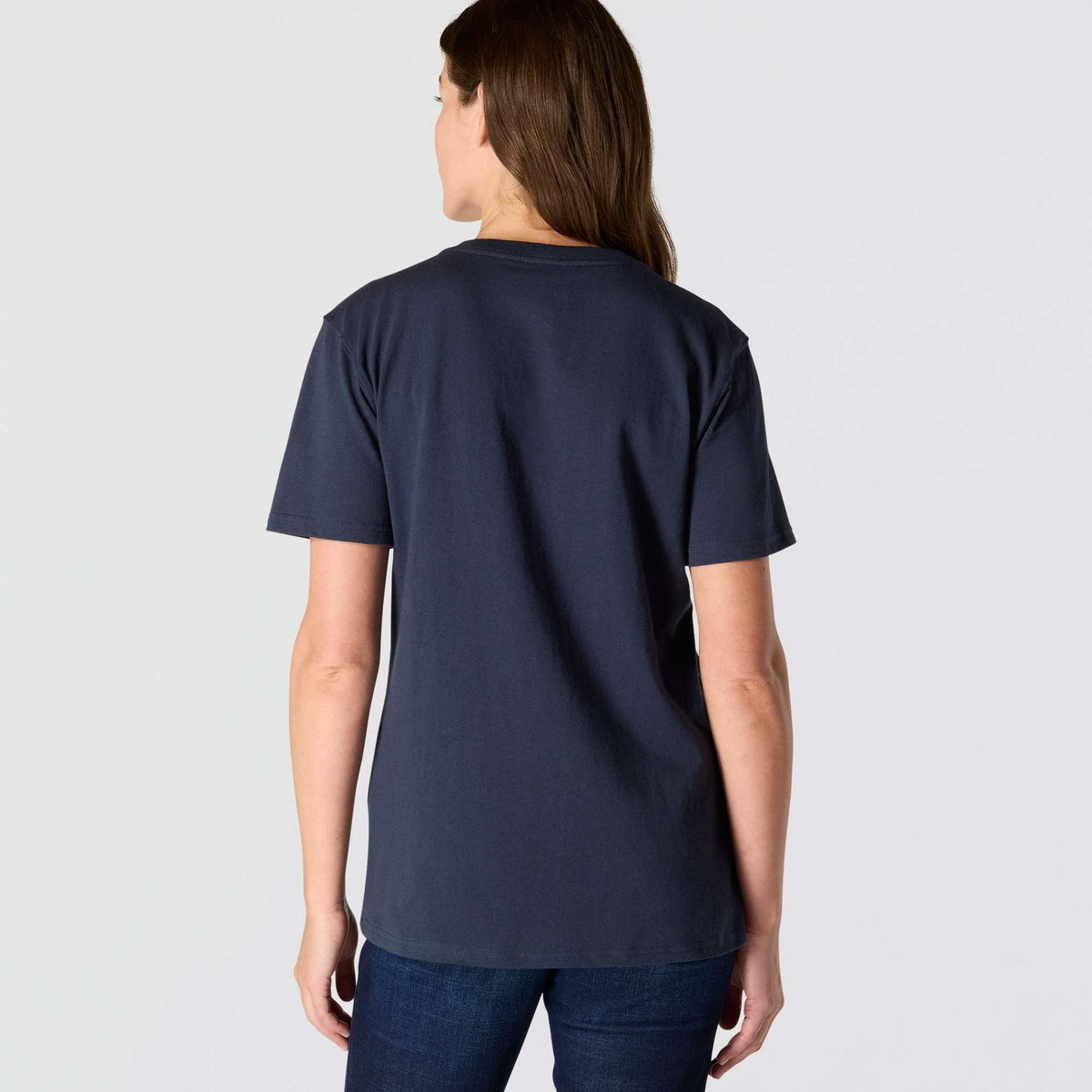 Carhartt Iconic Womens K87 Workwear Pocket T Shirt - Navy