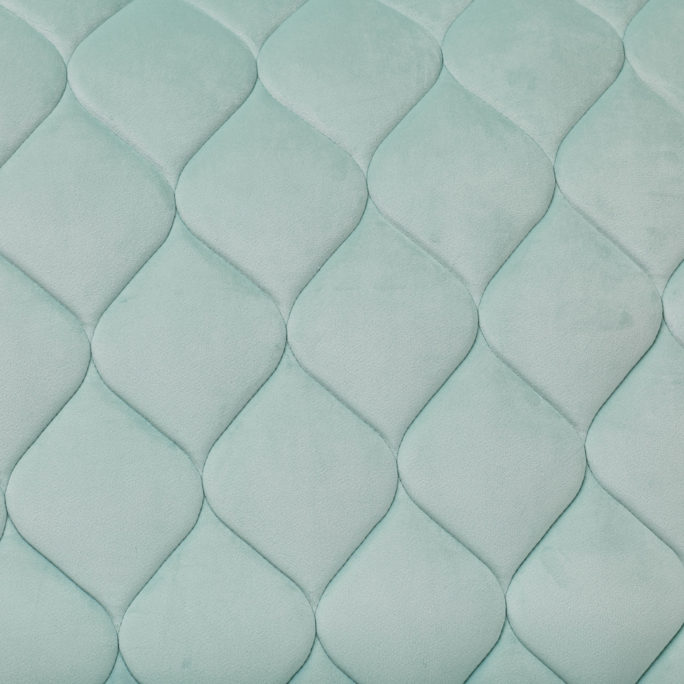 Blue - velvet fabric detail