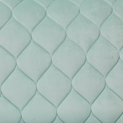 Blue - velvet fabric detail