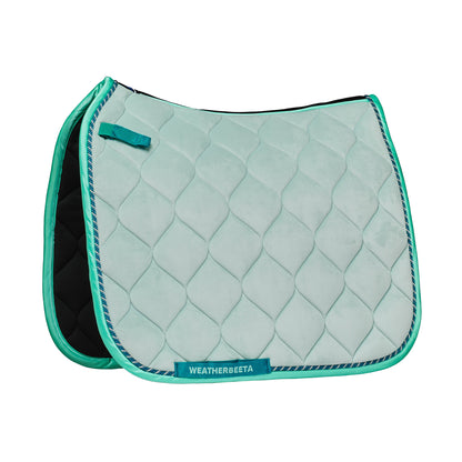 Weatherbeeta Velvet Dressage Saddle Pad in Blue