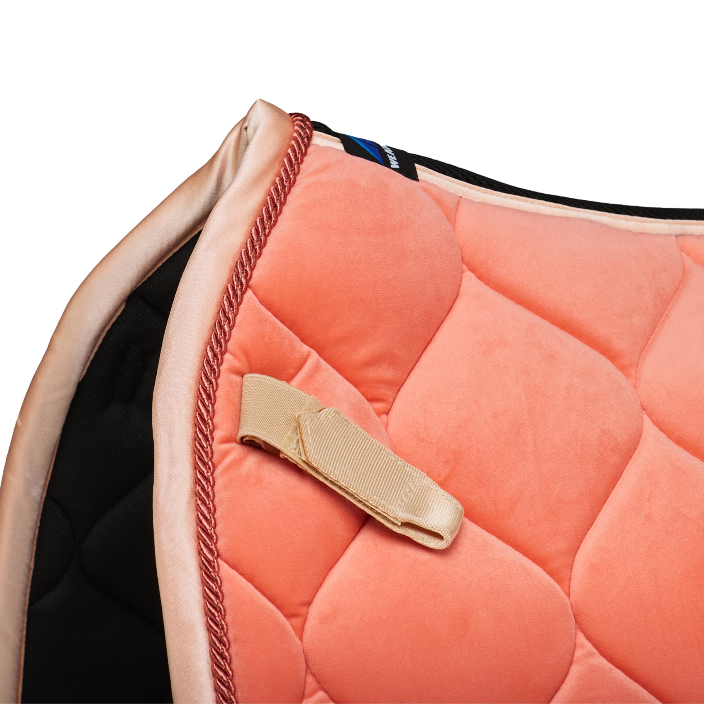 Coral - elasticated D-ring strap detail