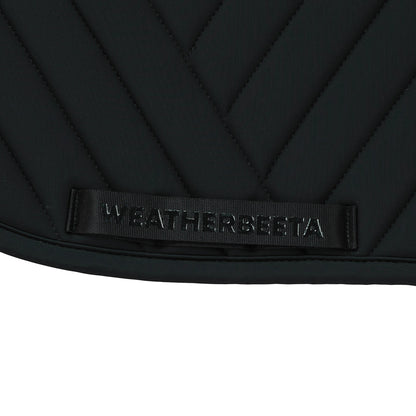 Black - girth strap keeper detail