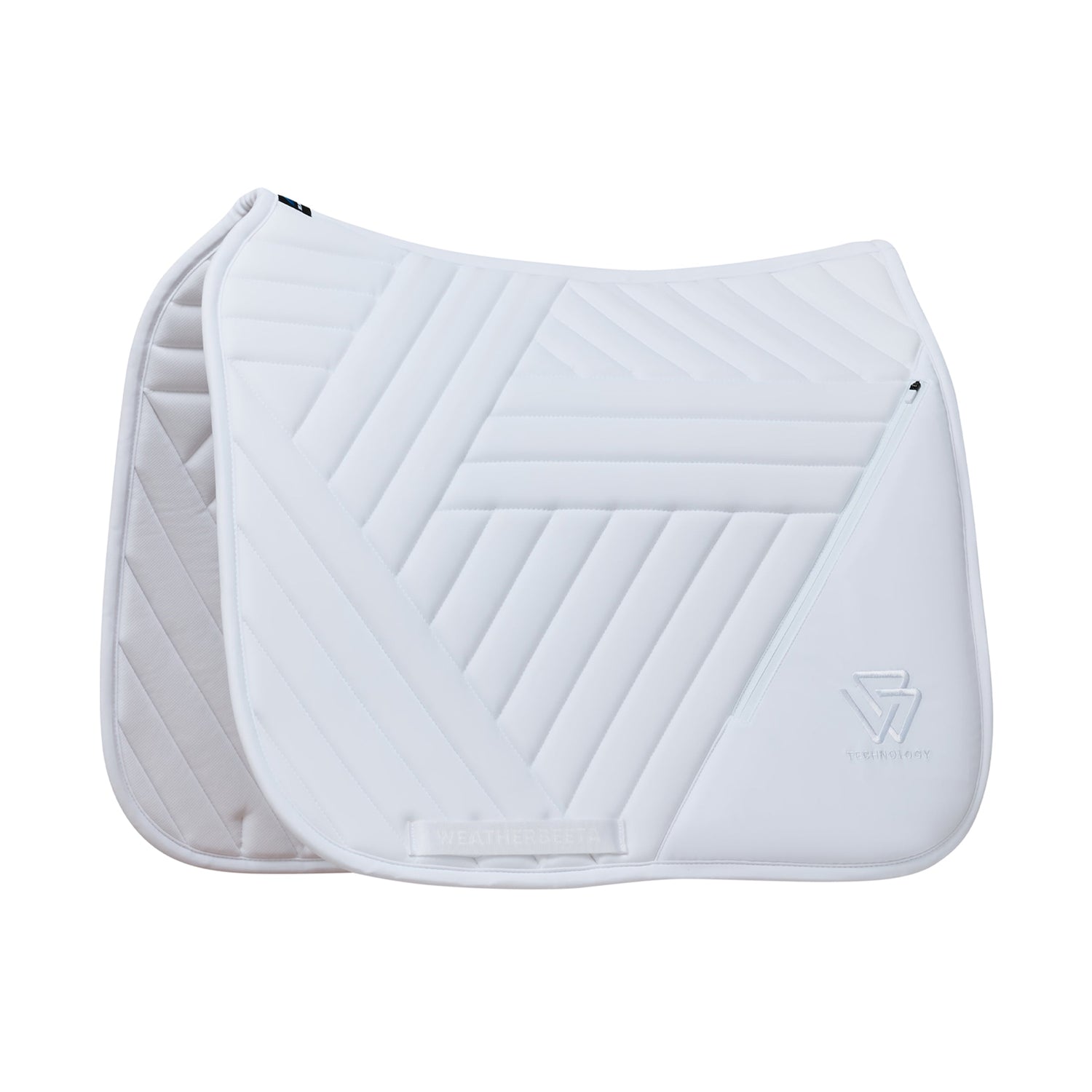 Weatherbeeta Softshell Pro Grip Dressage Saddle Pad in White