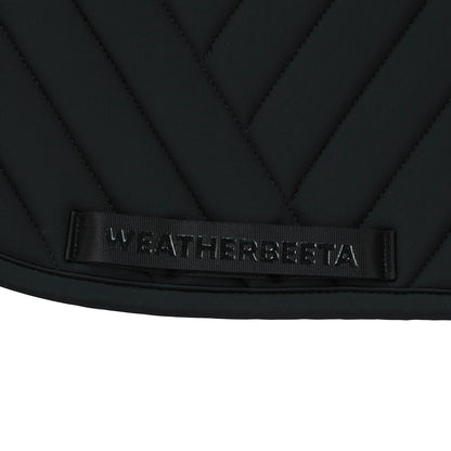 Black - girth strap keeper detail