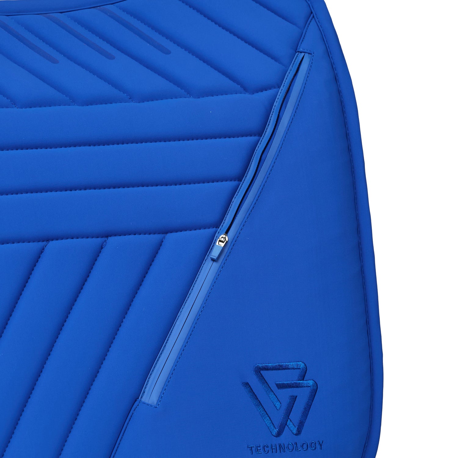 Cobalt - integrated zip pocket detail