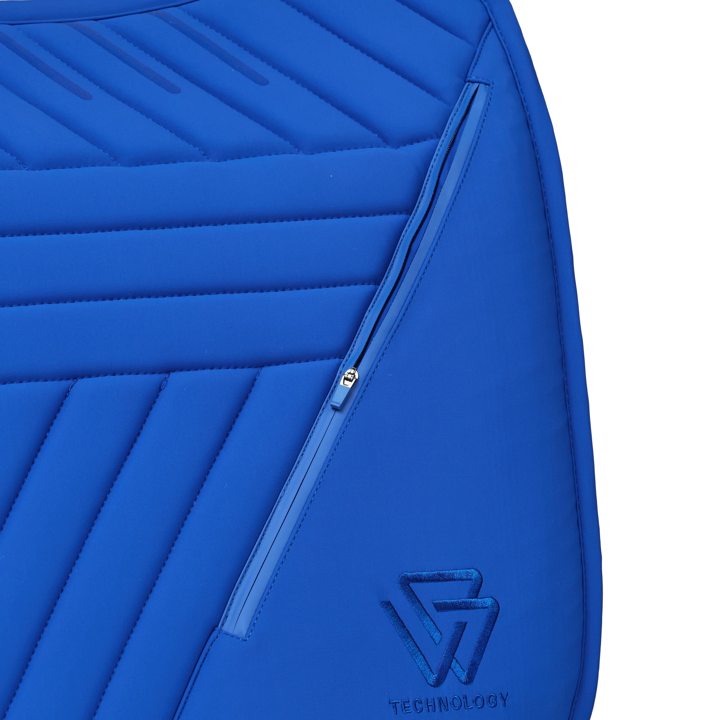 Cobalt - integrated zip pocket detail
