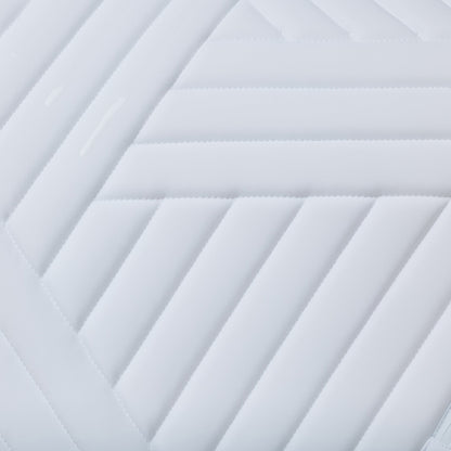 White - softshell fabric detail