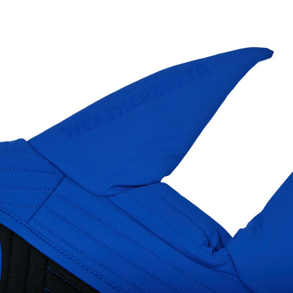 Weatherbeeta Softshell Quilted Ear Bonnet in Cobalt - alternate view