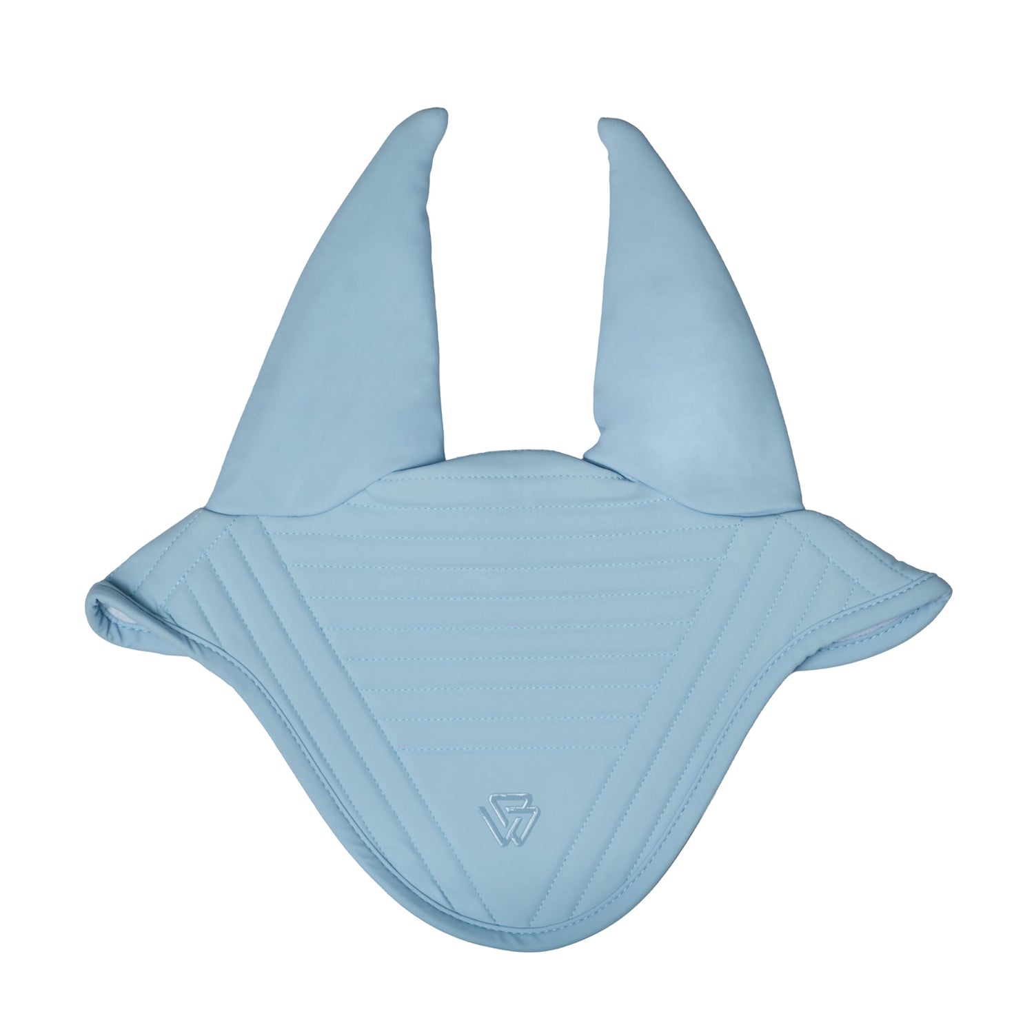 Weatherbeeta Softshell Quilted Ear Bonnet in Mist Blue