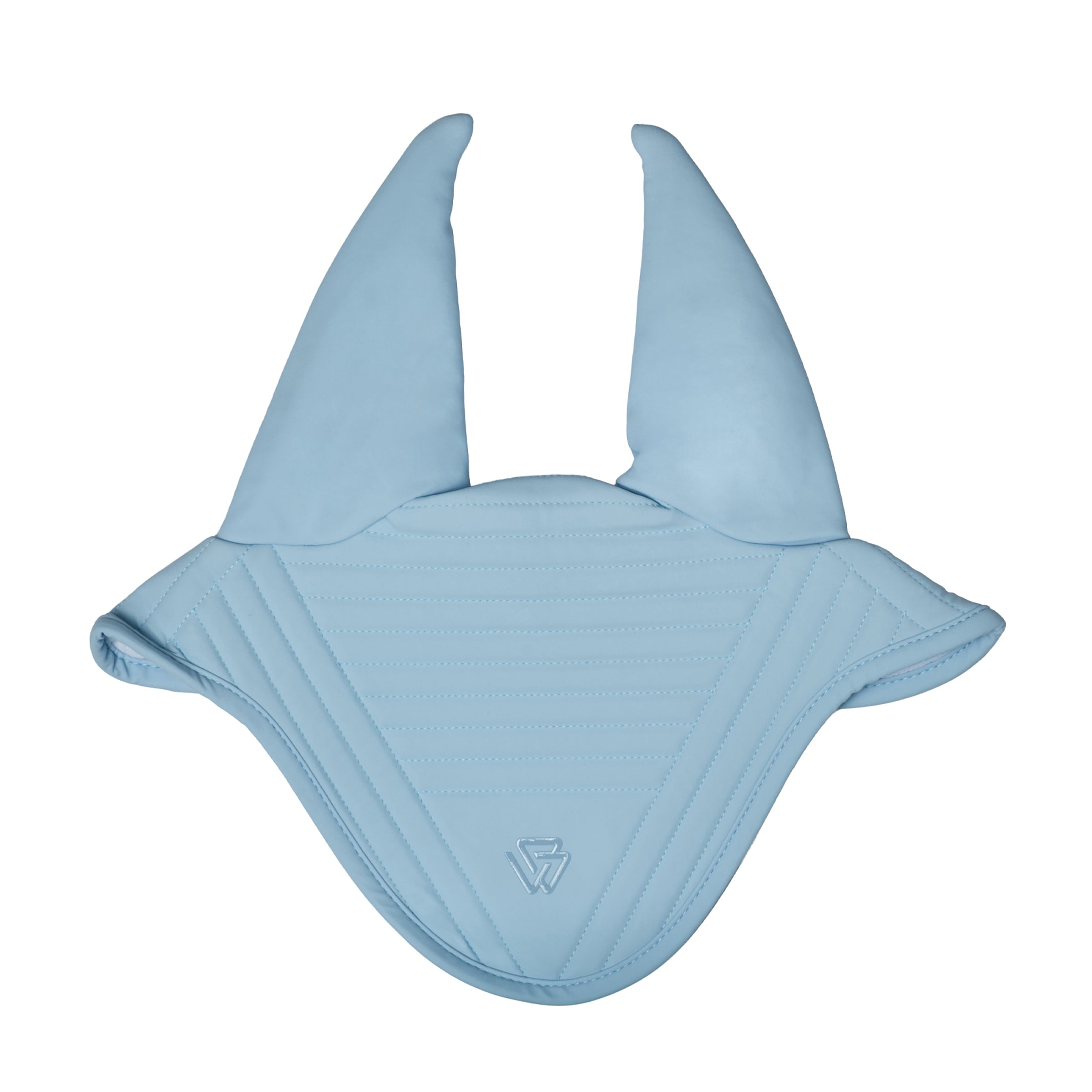 Weatherbeeta Softshell Quilted Ear Bonnet in Mist Blue