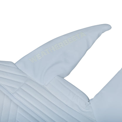 Weatherbeeta Softshell Quilted Ear Bonnet in White - alternate view