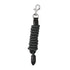 Dublin Leather Rope Lead - Charcoal/Black