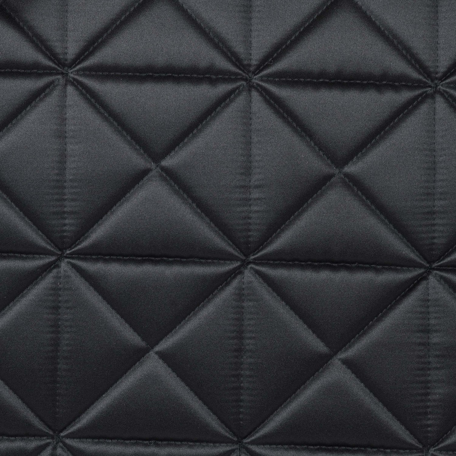 Black - satin fabric detail