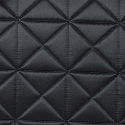 Black - satin fabric detail