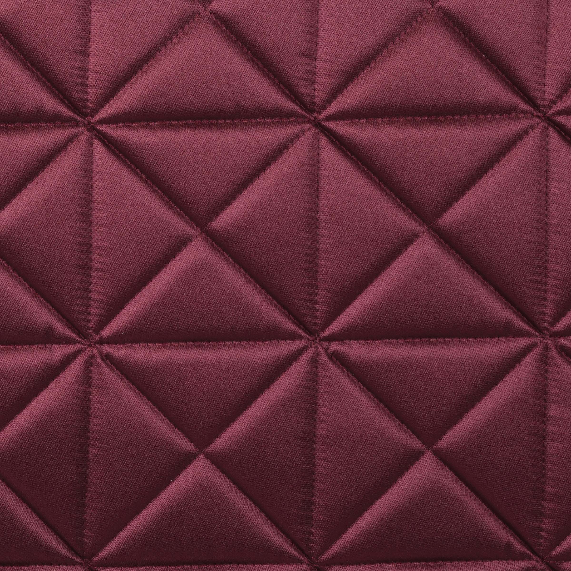 Burgundy - satin fabric detail