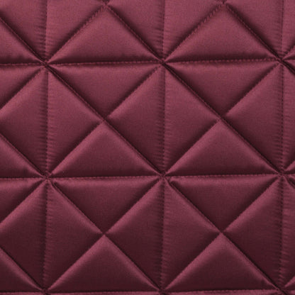 Burgundy - satin fabric detail