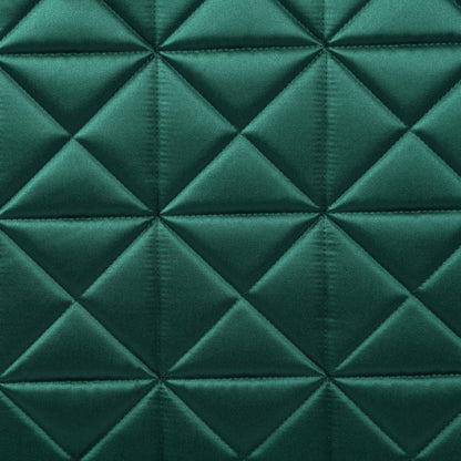 Forest Green - satin fabric detail