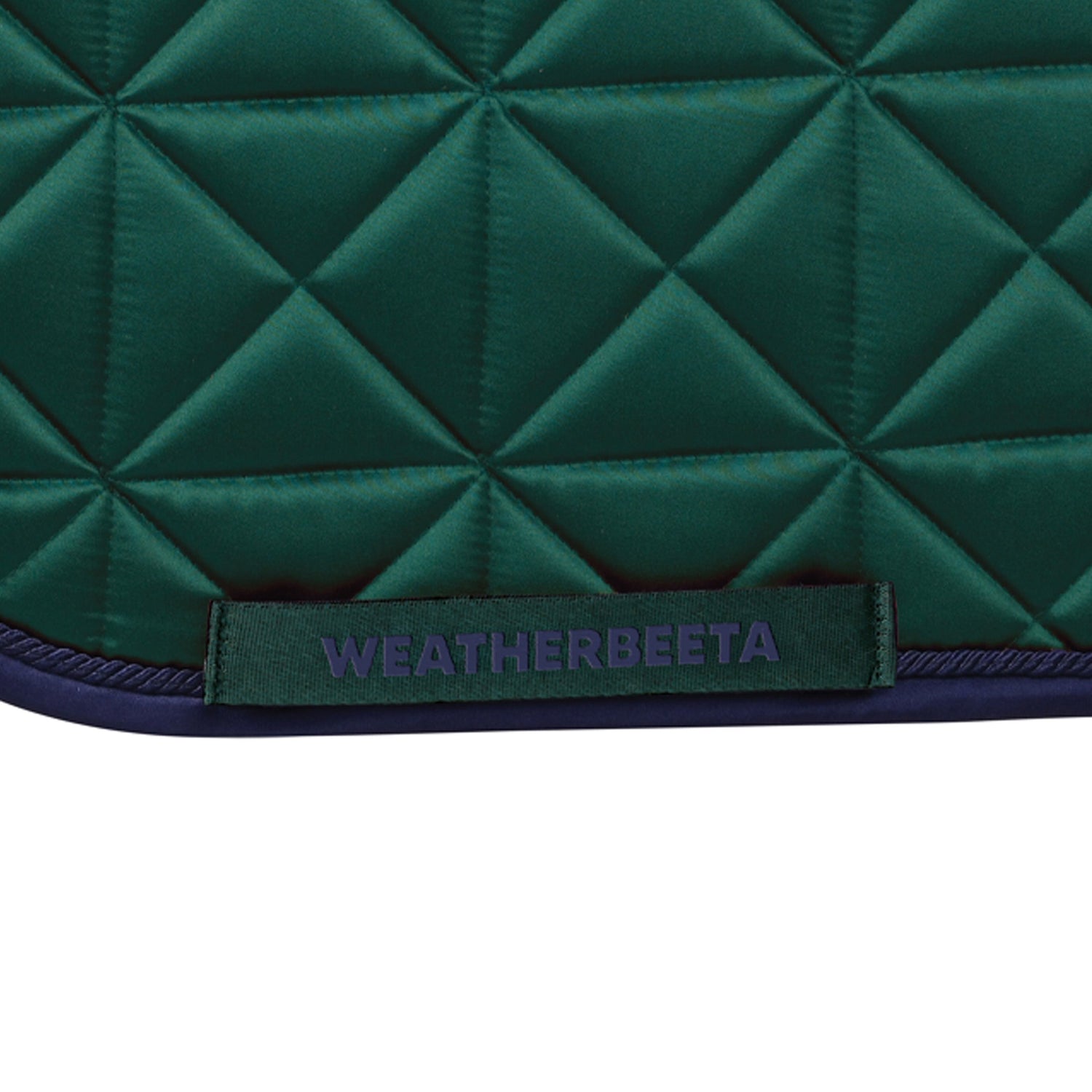 Forest Green - girth strap keeper detail
