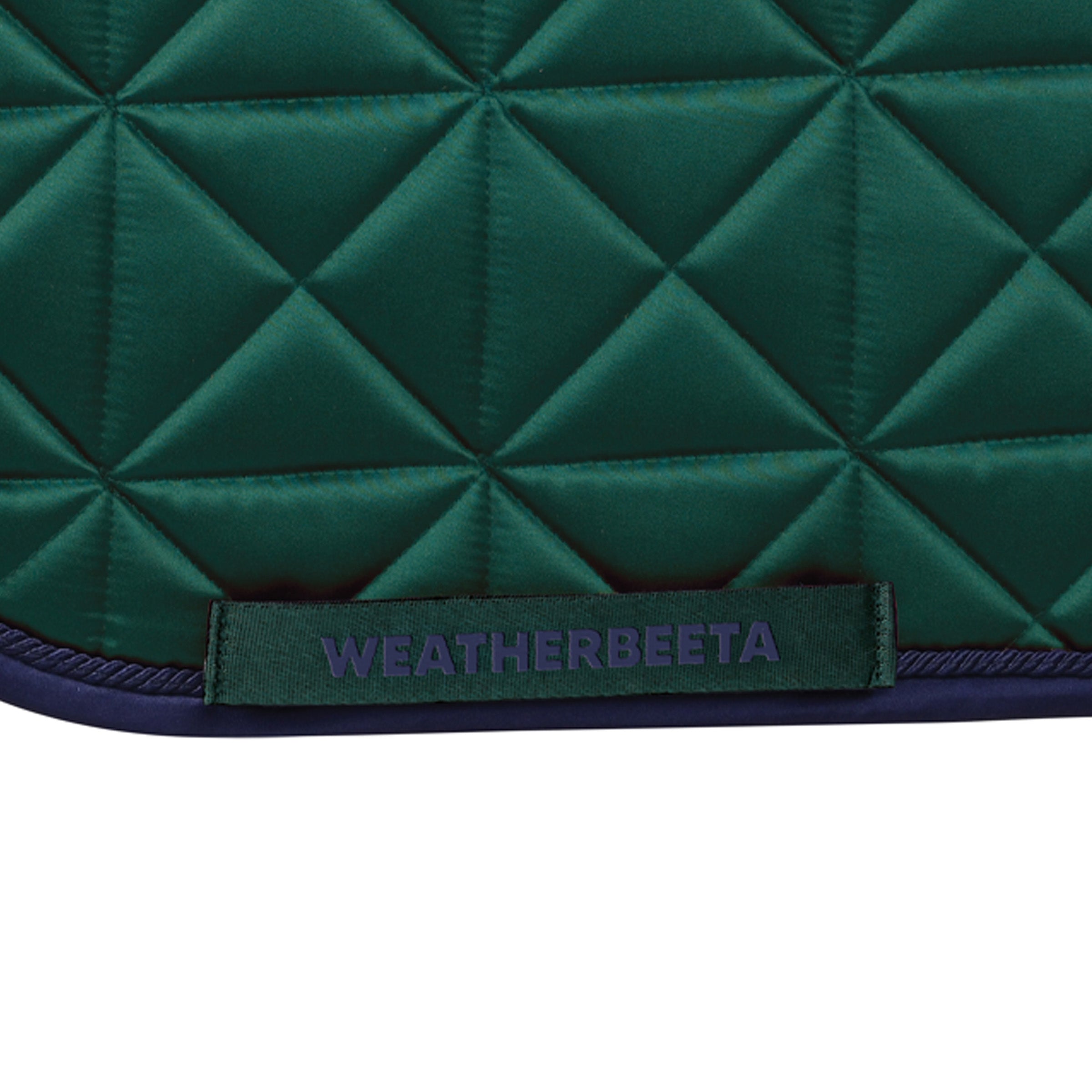 Forest Green - girth strap keeper detail