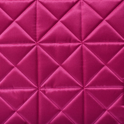 Magenta - satin fabric detail