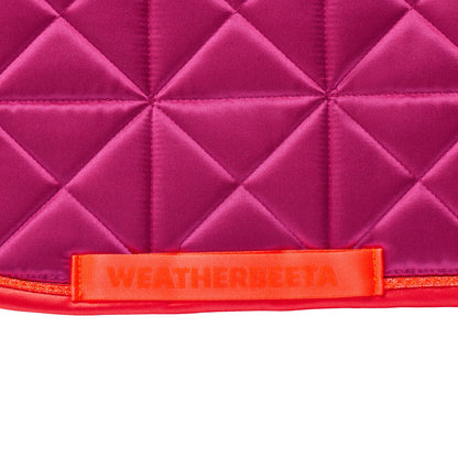 Magenta - girth strap keeper detail