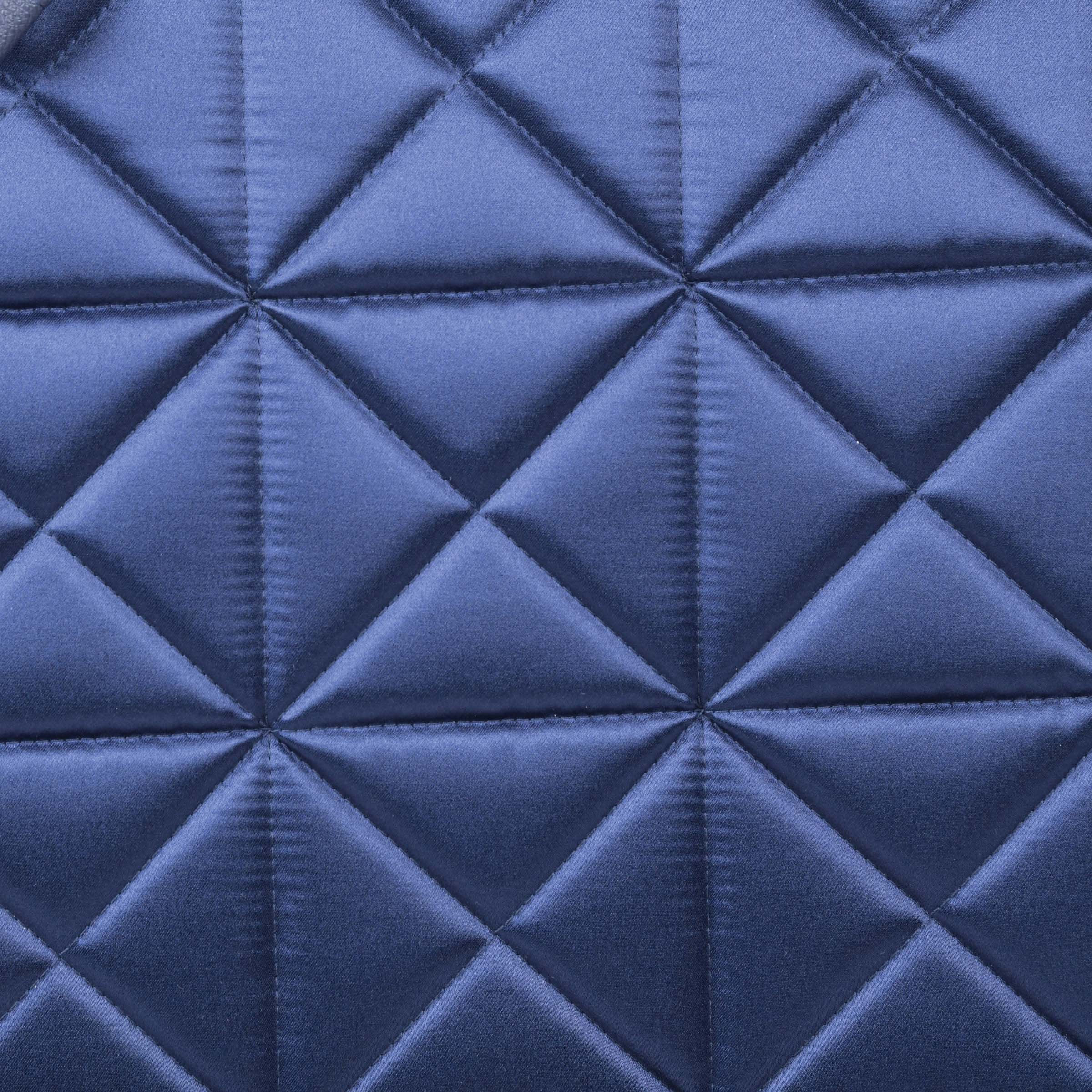 Navy - satin fabric detail